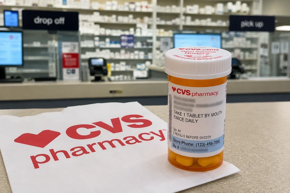 CVS pharmacy counter