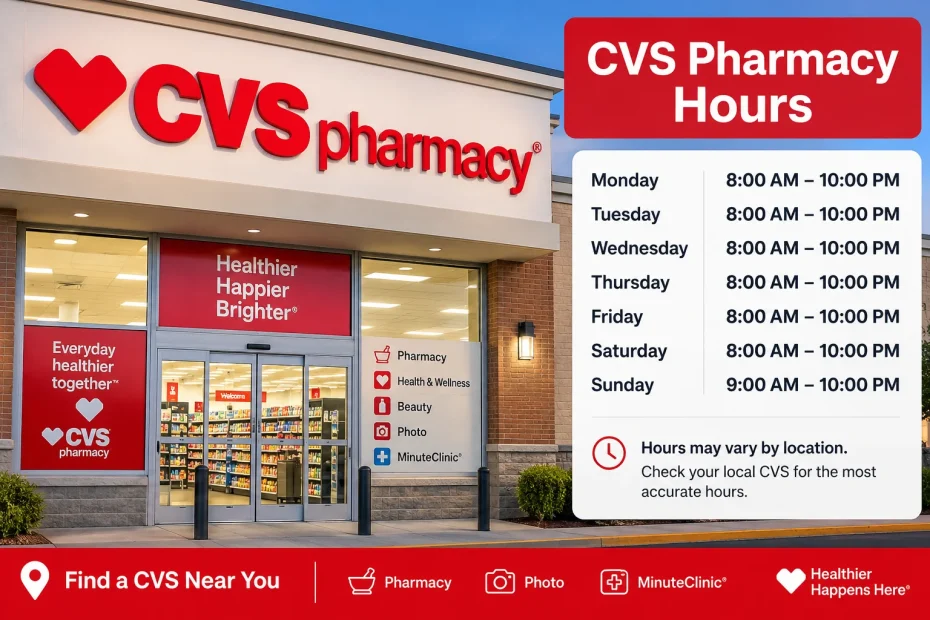 CVS Pharmacy Hours