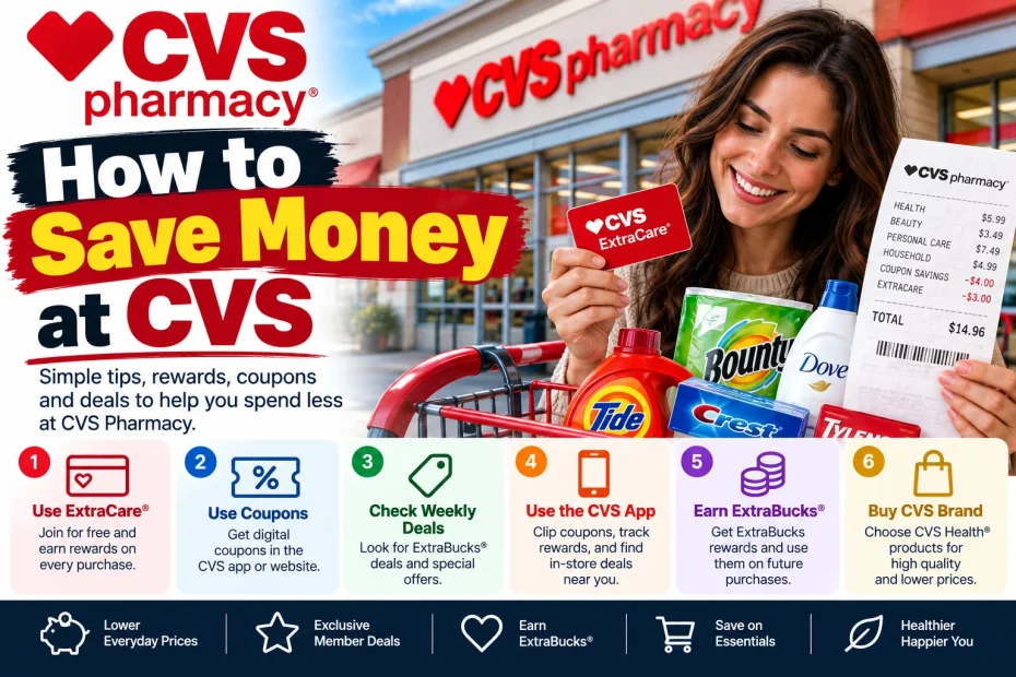 Save money at CVS pharmacy store