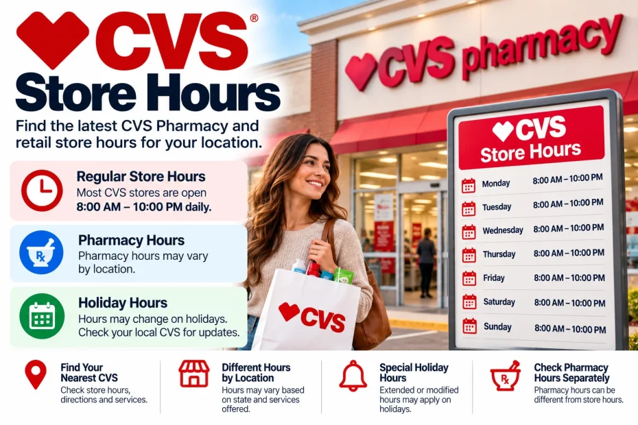 CVS pharmacy store hours